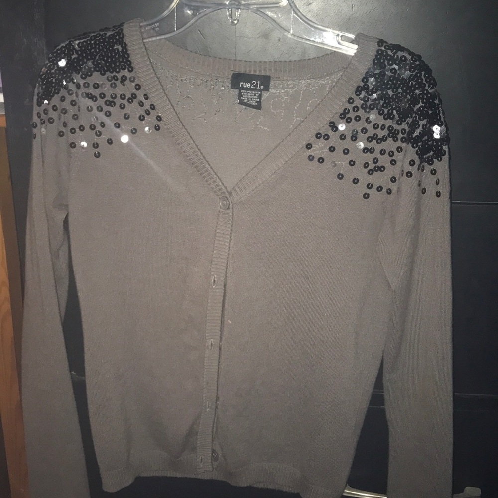 Used Rue 21 sparkle shoulder sweater